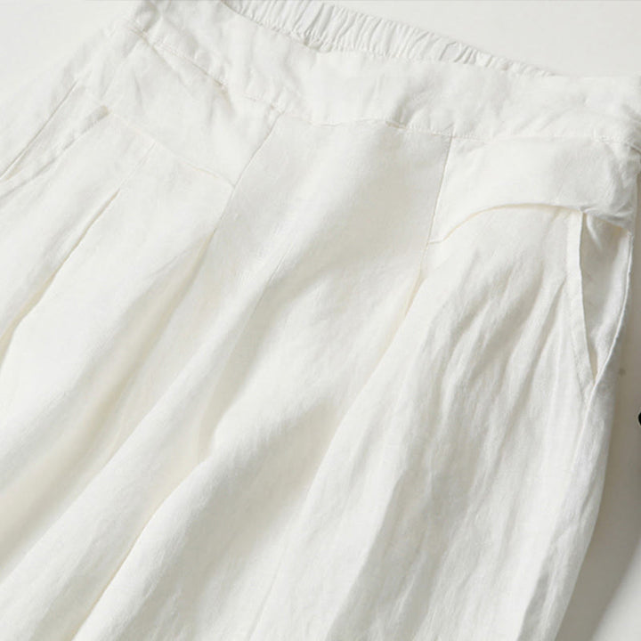 Sophisticated women's wide-leg trousers, versatile for business casual fashion.
