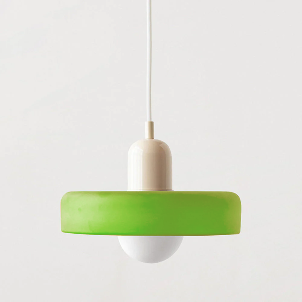 Interior design feature: ColorLoop ceiling lamp, adjustable, modern aesthetic.