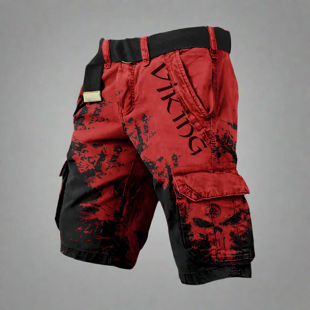 Premium men's summer adventure shorts. A stylish blend of casual wear and athletic comfort for warm-weather fashion.