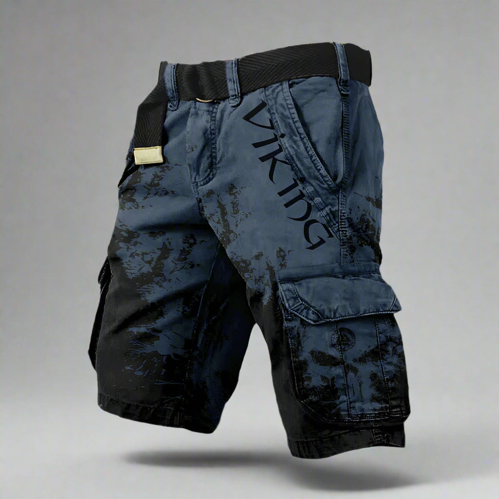 Modern men's athletic adventure shorts. Seamlessly blends streetwear style with performance for active lifestyles.
