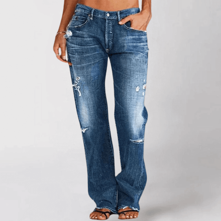 Women's Mid-Rise Bootcut Stretch Jeans