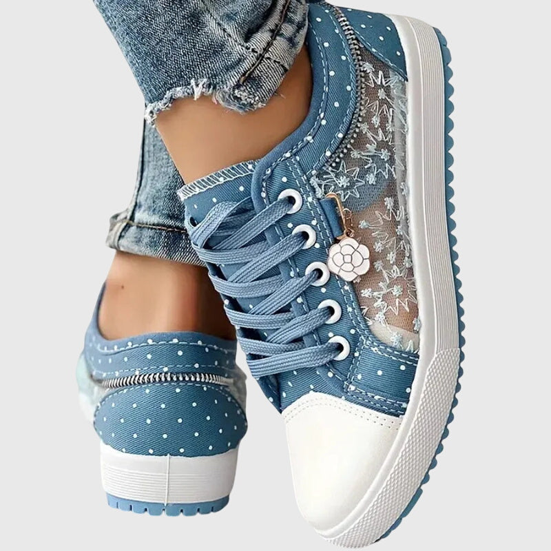 Women's supportive footwear: orthopedic sneakers with soft cushioning for everyday comfort & support.