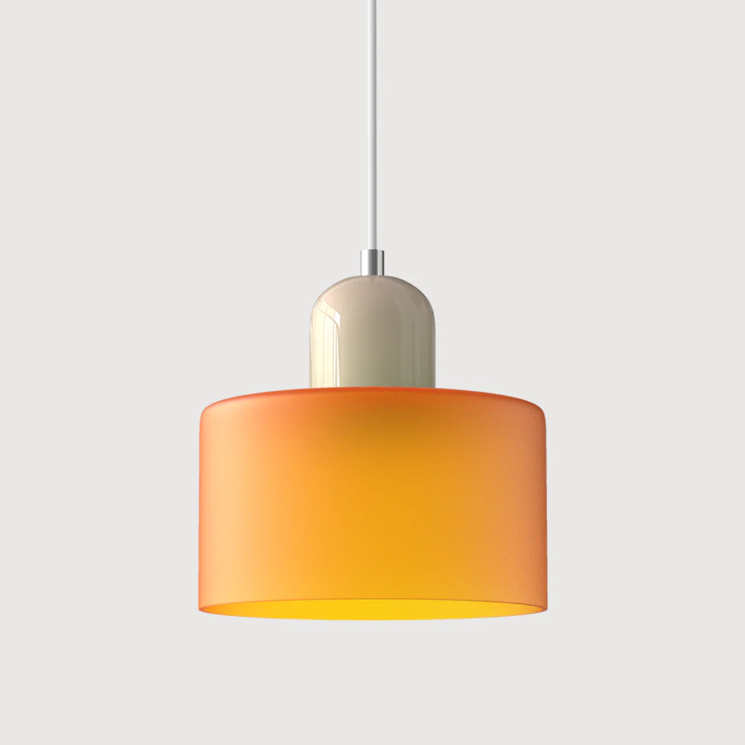 Vintage style ceiling lamp, clear glass shade, adjustable height for diverse decor.