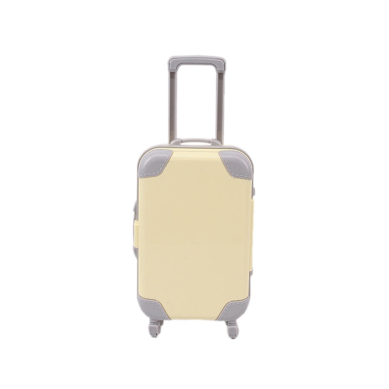 Charming gift: an 18-inch doll travel suitcase, essential toy luggage for imaginative kids' doll play.