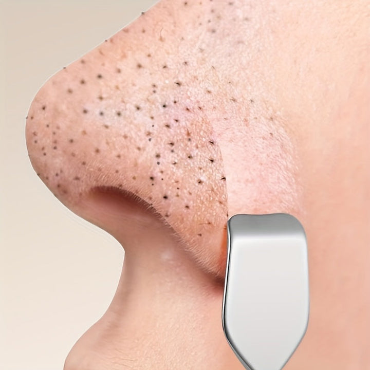 Double blackhead remover tool, stainless steel for effective pore cleansing & blemish extraction.
