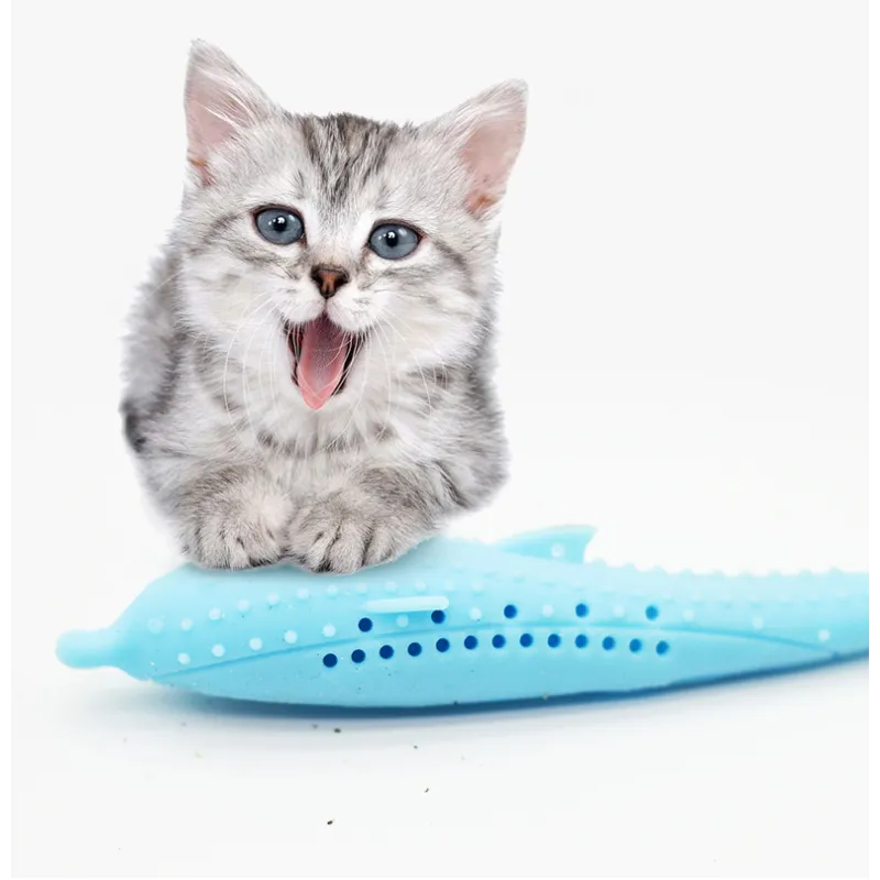 Tough, durable silicone whale chew toy for aggressive chewers. Provides dental care for cats & small dogs.