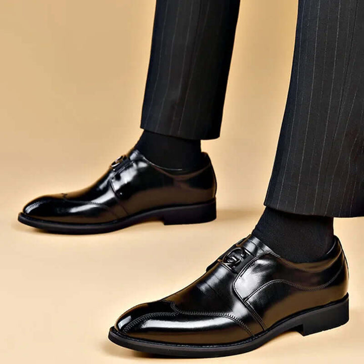 Men's Casual Pointed Toe Leather Shoes