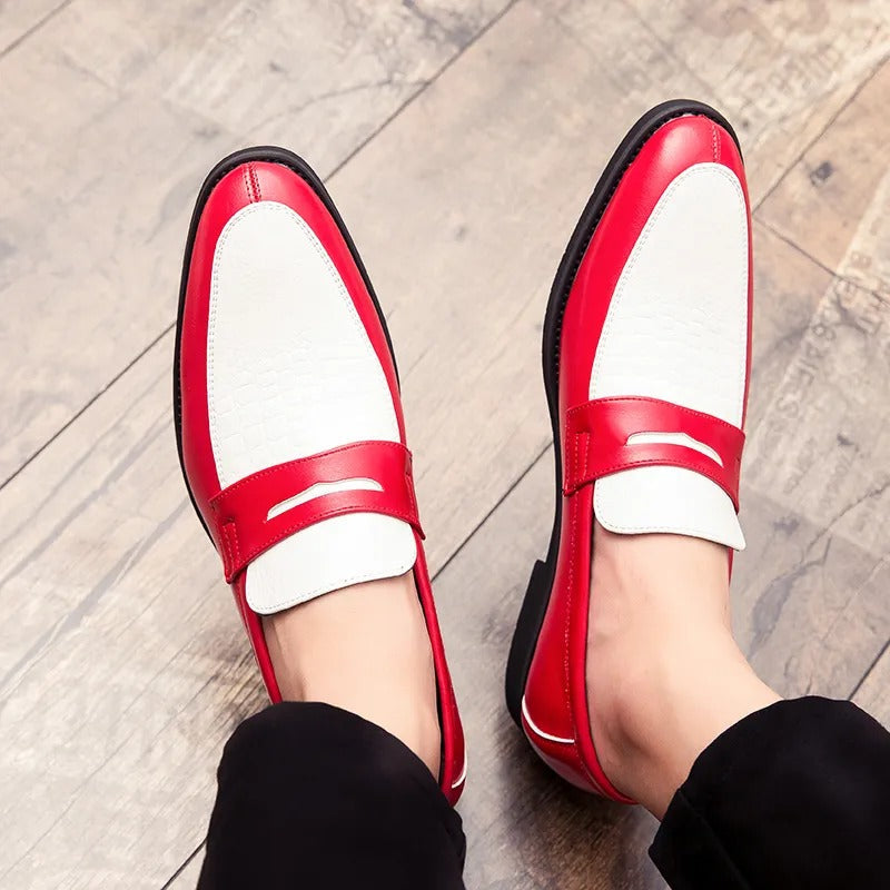 Top view of fashion footwear: women's comfortable shoes with a stylish look and enhanced non-slip sole.