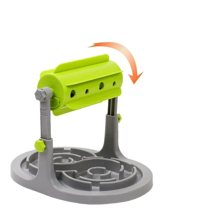 Anti-gobble dog toy and slow feeder. Reduces bloat, improves digestion, offers mental enrichment.