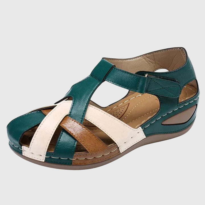 Modern women's comfortable orthopaedic wedge sandals with supportive design, ideal for casual summer style.
