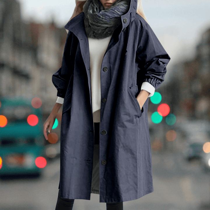 Women's Waterproof Teddy Trench Coat