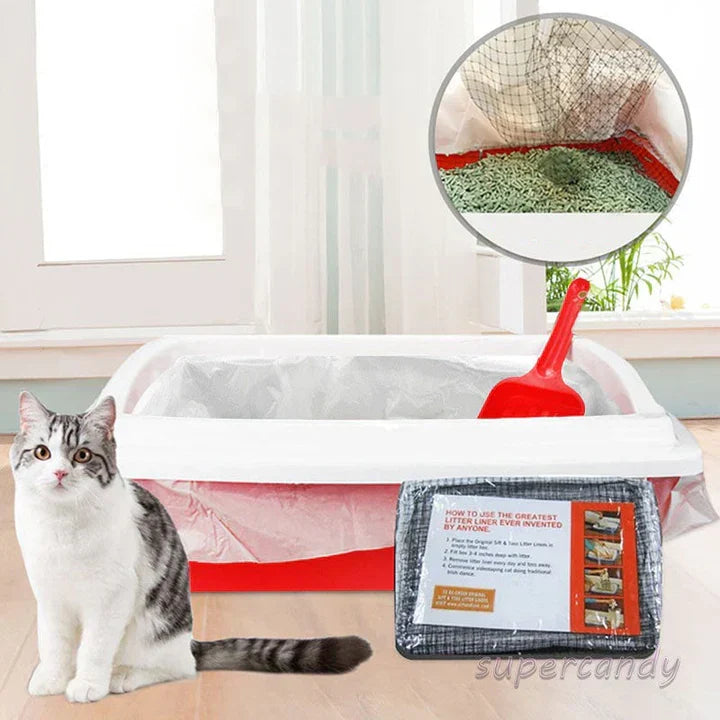 Durable, reusable cat litter insert. Non-stick surface ensures easy, hygienic scooping & cleaning.