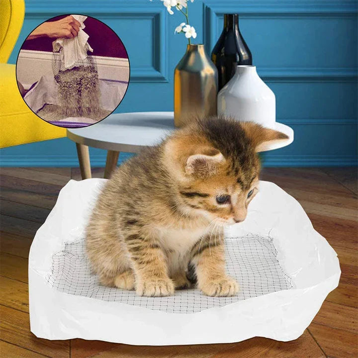 Reusable cat litter insert for hygienic pet care. Easy cleaning & odor control for happy cats.