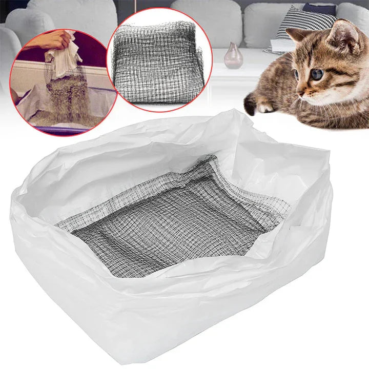 Solve litter mess with reusable cat litter insert. Hygienic, eco-friendly, & easy clean cat care solution.