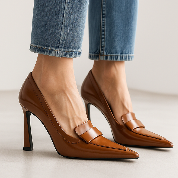 Versatile women's elegant heels, pointed toe design. Perfect for work, parties, and formal wear.