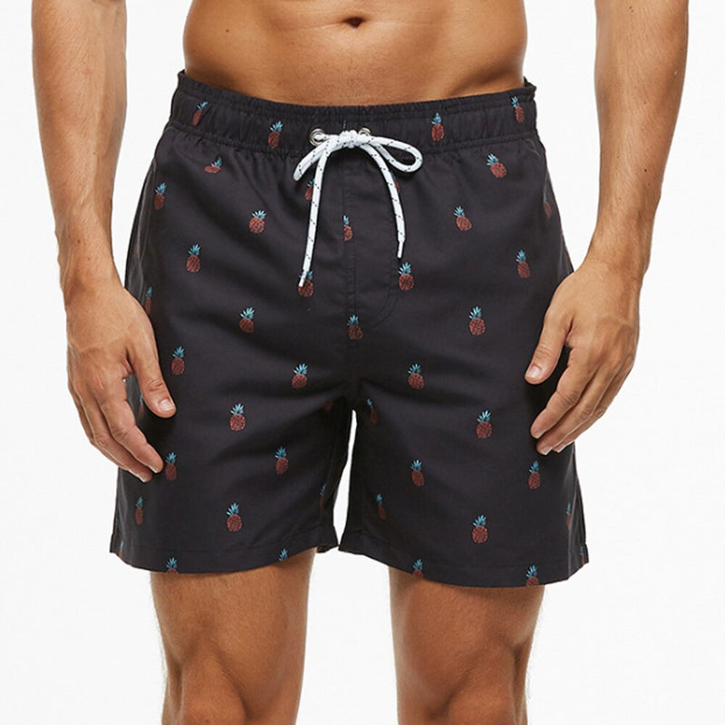 Stylish men's quick-dry swim shorts, perfect for beach days, pool fashion & summer vacation.