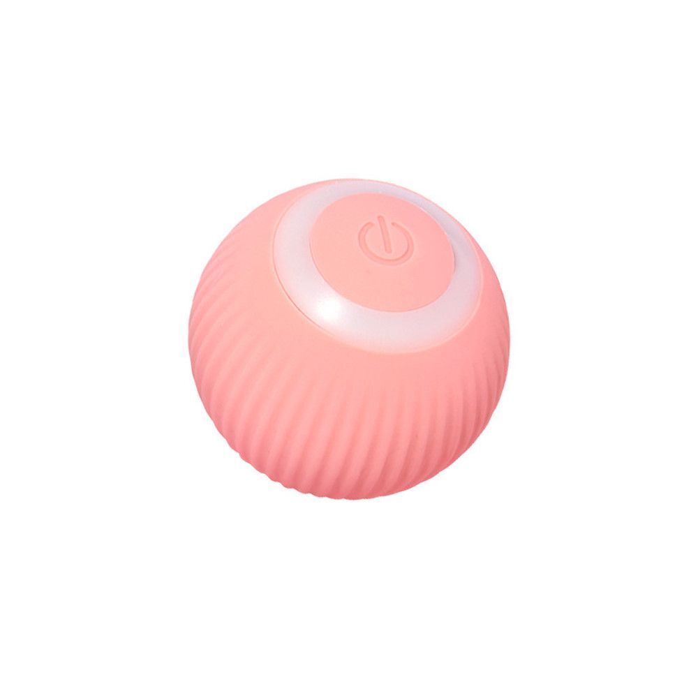 Rechargeable interactive cat play ball, an automatic LED pet toy. Great for feline exercise, keeping cats engaged & happy.