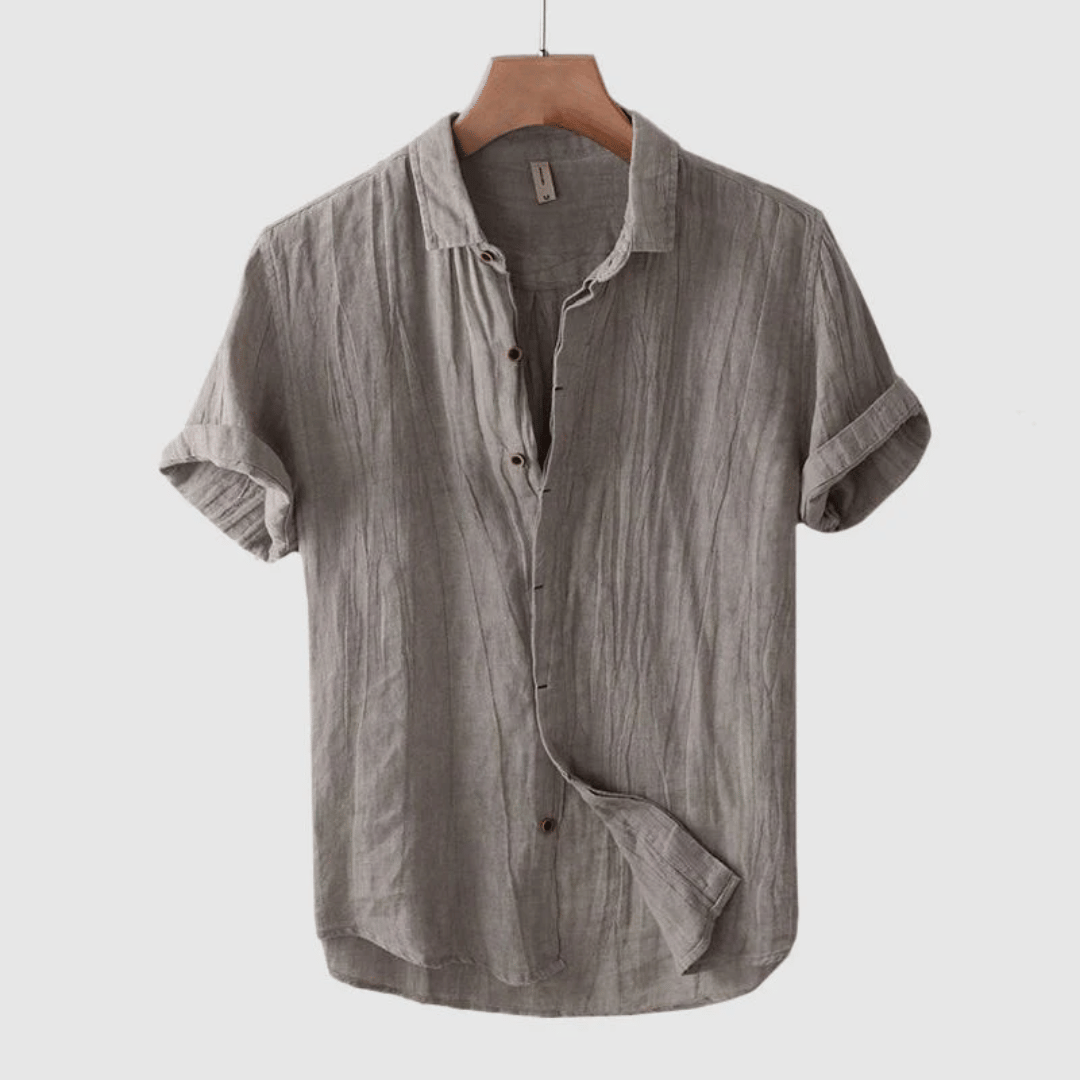 Versatile women's short sleeve summer shirt, offering a tailored fit and comfortable, breathable fabric.