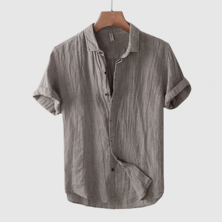 Versatile women's short sleeve summer shirt, offering a tailored fit and comfortable, breathable fabric.