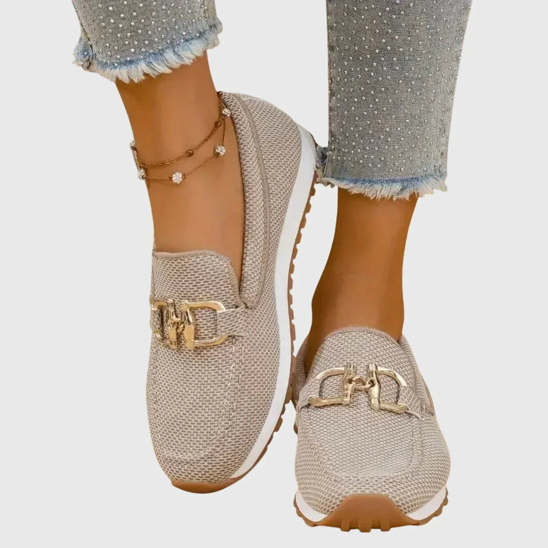 Women's orthopedic loafer trainers for all-day comfort, arch support & foot health.
