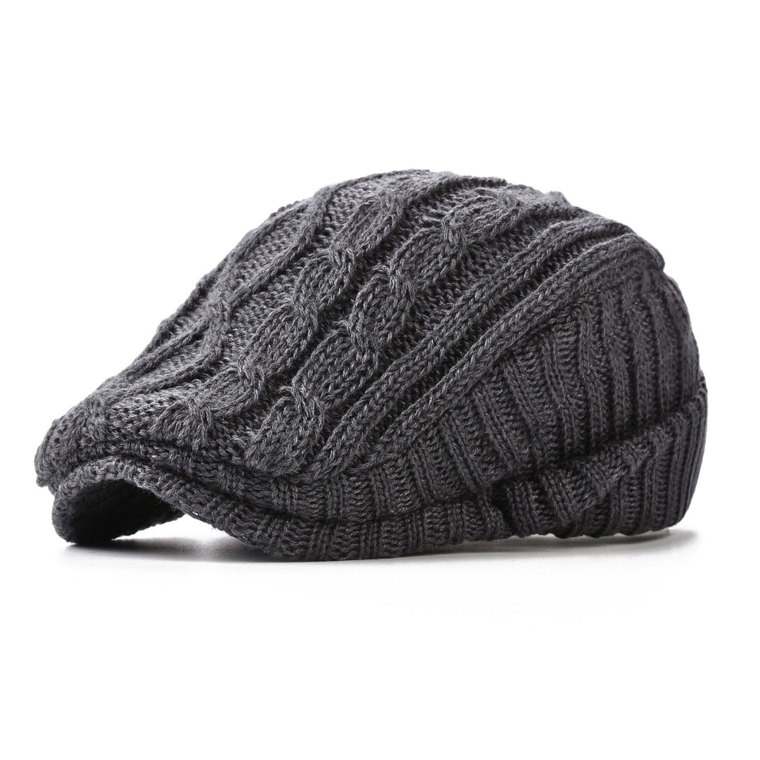 Unisex textured classic flat cap, ideal for stylish all-season casual wear.