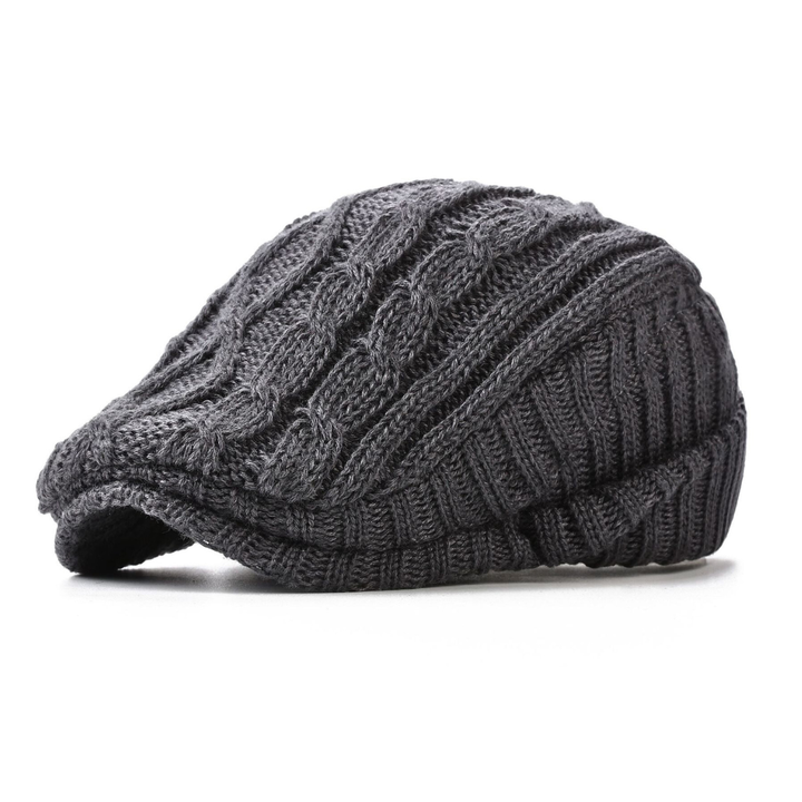 Unisex textured classic flat cap, ideal for stylish all-season casual wear.