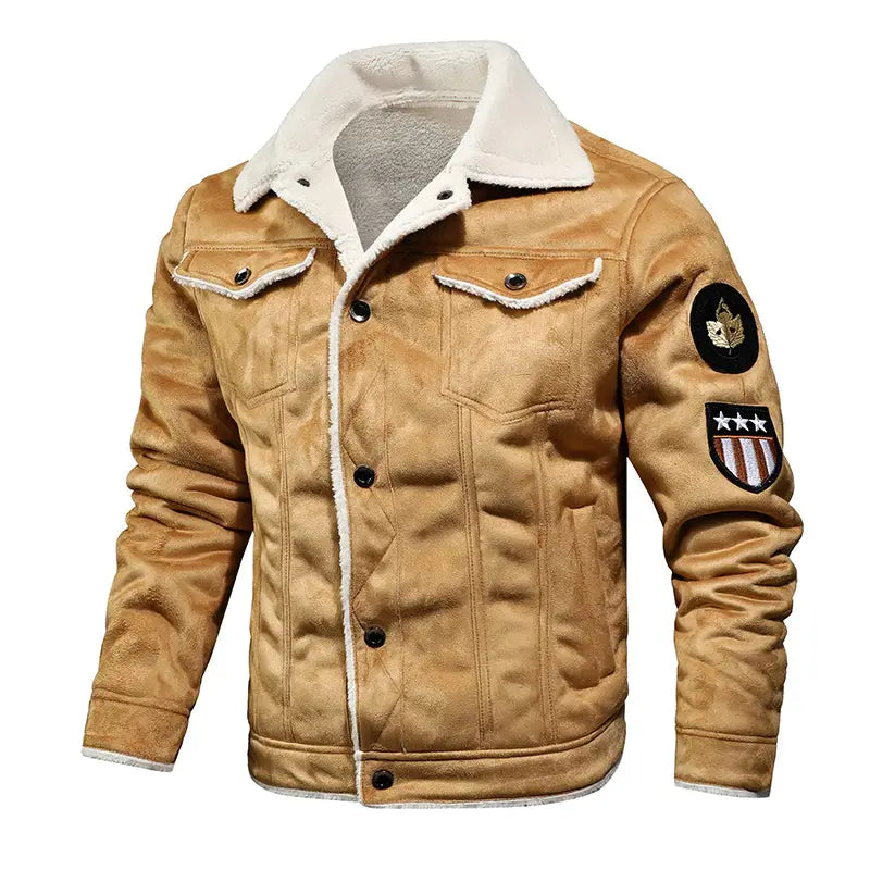 Modern men's stylish everyday jacket with zipper, offering a comfortable fit for versatile casual fashion and outerwear.
