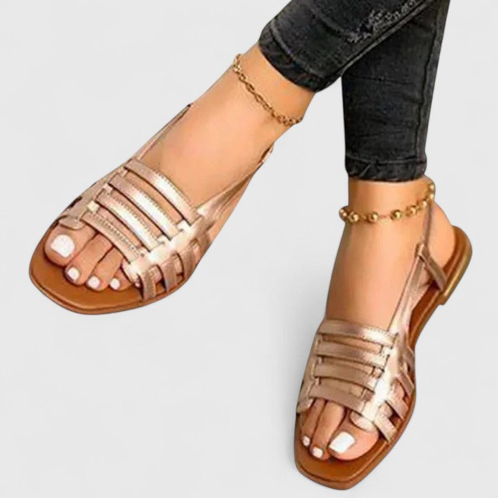 Loredana women's slingback sandals, offering orthopaedic support & comfort. Perfect casual summer footwear.
