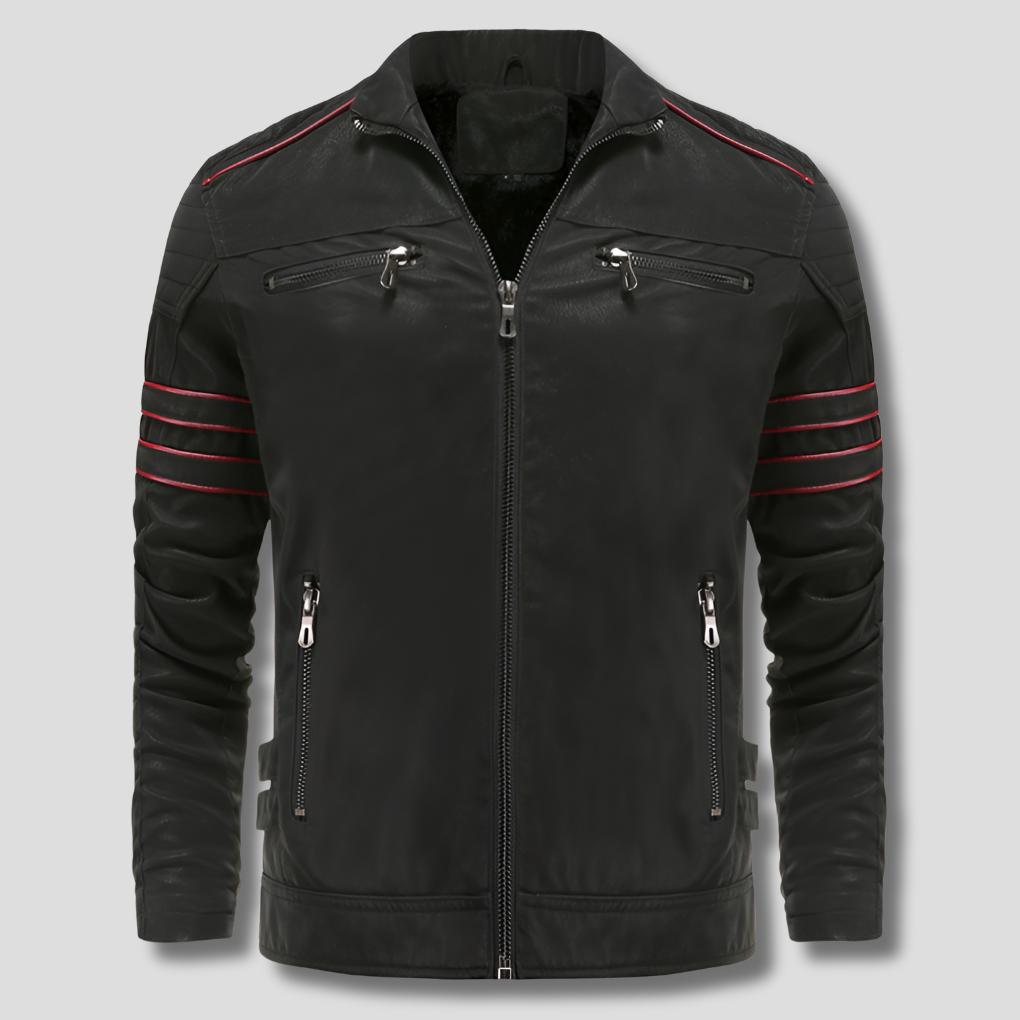 Premium men's durable all-weather jacket with a sophisticated tailored fit, perfect for versatile outerwear fashion.