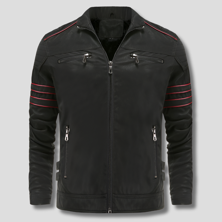 Premium men's durable all-weather jacket with a sophisticated tailored fit, perfect for versatile outerwear fashion.