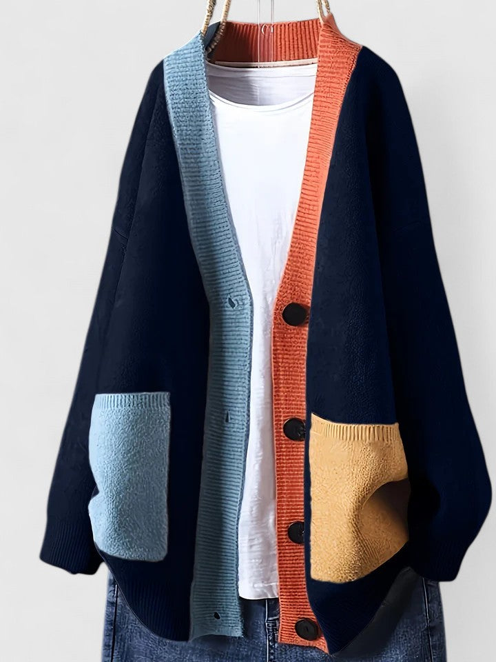 Comfortable women's everyday cardigan with relaxed fit. Perfect for casual layering & versatile style.