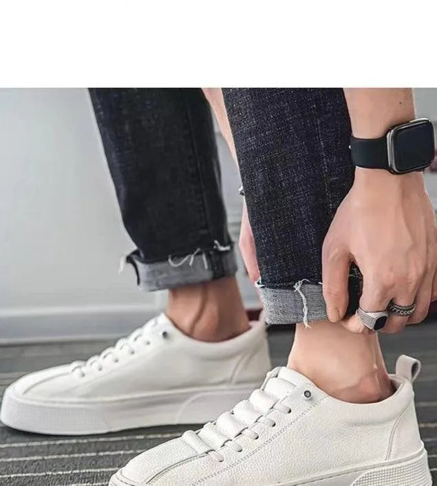Sleek men's low-top casual shoes, ideal for versatile everyday fashion and comfort.