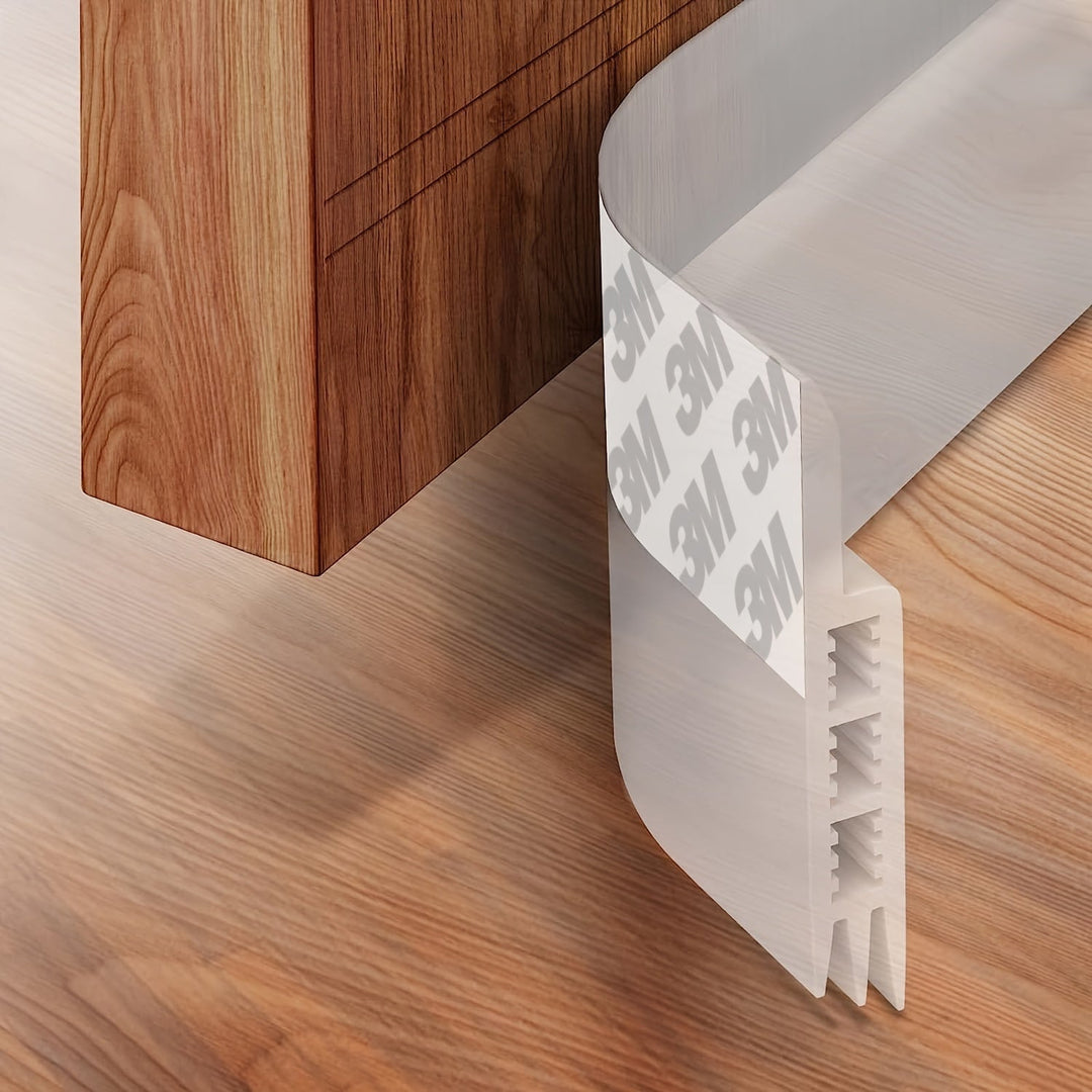 Enhance peace & quiet with a silicone door seal for sound insulation, draft blocking, & comfort.
