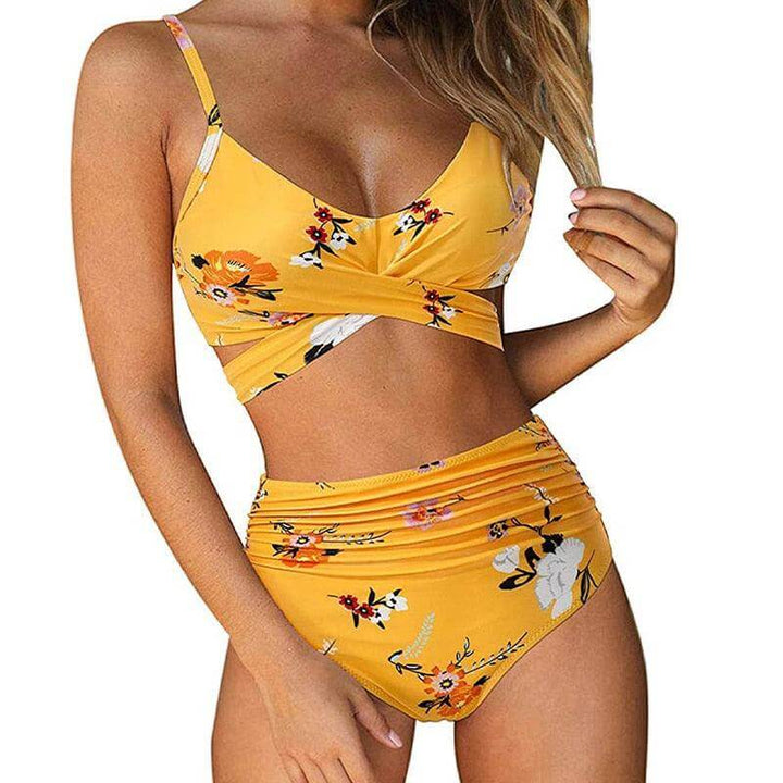 Elegant High-Waisted Bikini Set