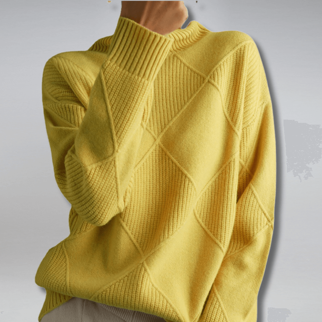 Women's Turtleneck Relaxed Fit Sweater