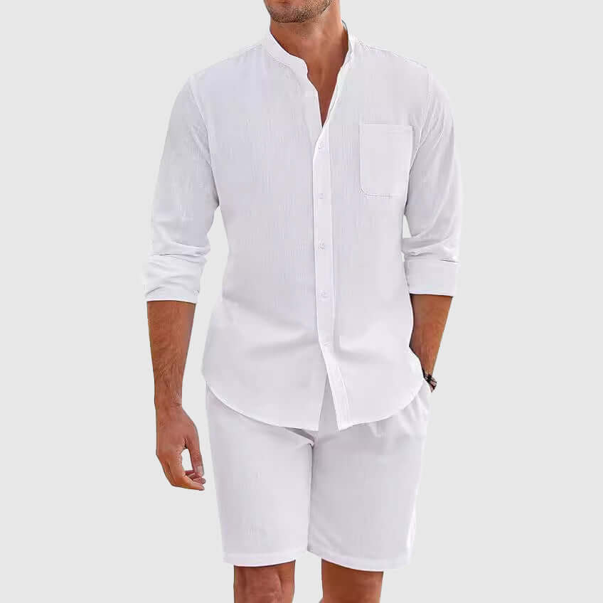 Men's Shirt & Shorts Set
