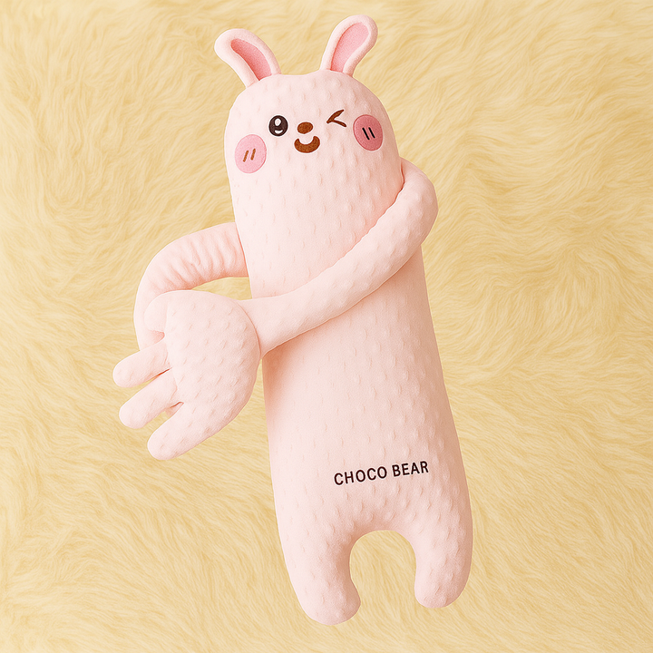 SnoozyHug Cuddle Buddy, a soft plush sleep aid for newborns & babies. A comforting new baby gift.