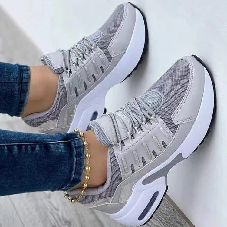 Women's orthopedic comfort sneakers for foot & back pain relief. Supportive arch, ideal for walking & daily wear.