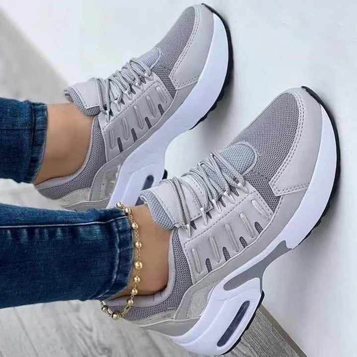 Women's orthopedic comfort sneakers for foot & back pain relief. Supportive arch, ideal for walking & daily wear.