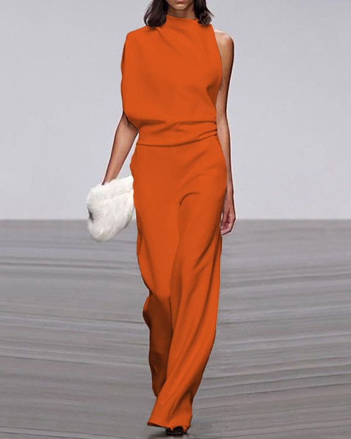 Women's Sleeveless Formal Jumpsuit