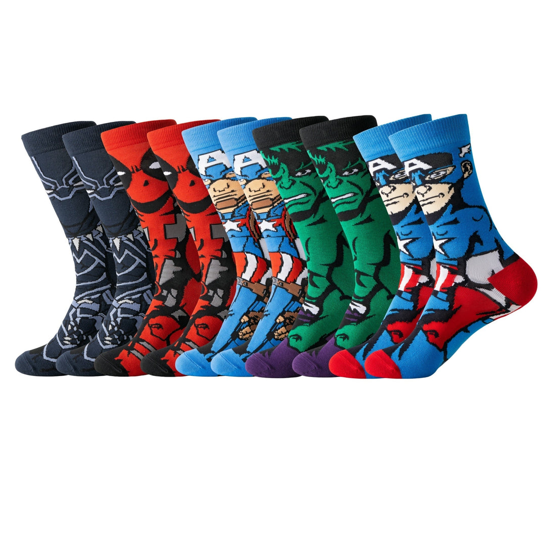 Playful unisex cartoon socks. Vibrant character ankle socks bringing comfort and fun style to everyday outfits.