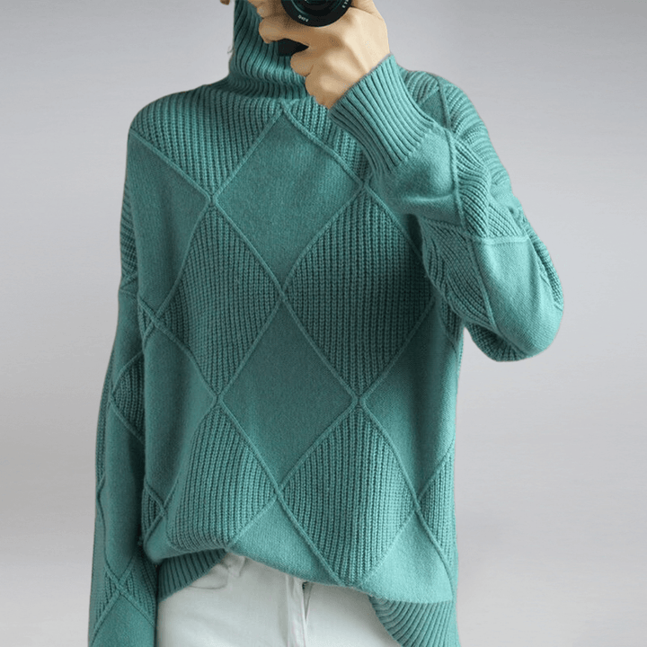 Women's Turtleneck Relaxed Fit Sweater