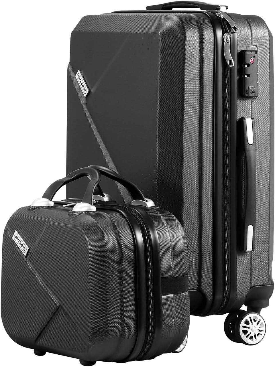 Versatile 2-piece hard shell travel gear set: durable, lightweight, with spinner wheels & TSA lock.