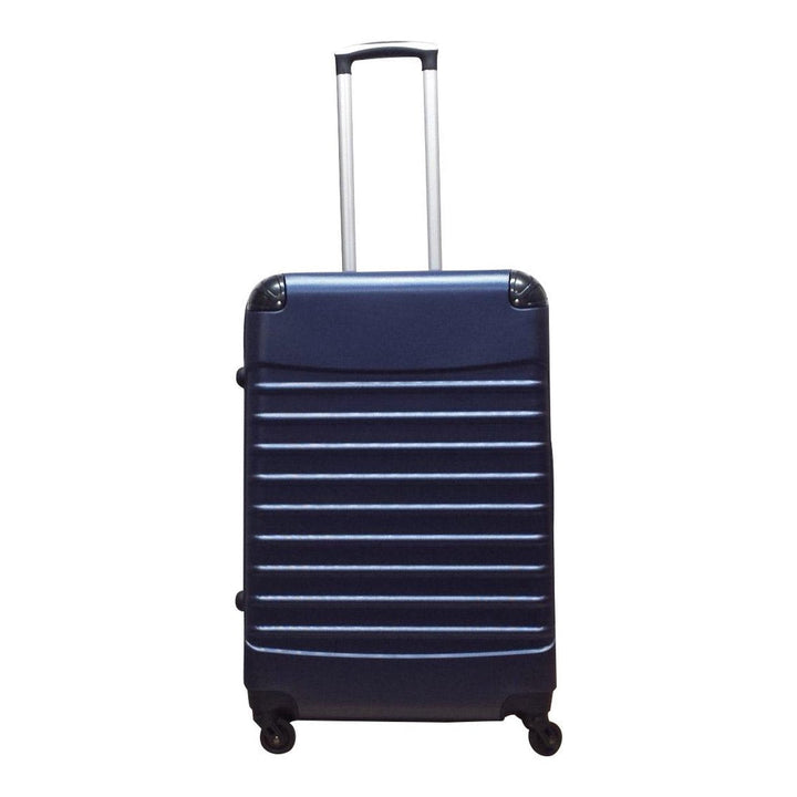 Explore with ease! This 2-piece ABS hard shell luggage set offers durable protection & superior spinner wheel maneuverability.