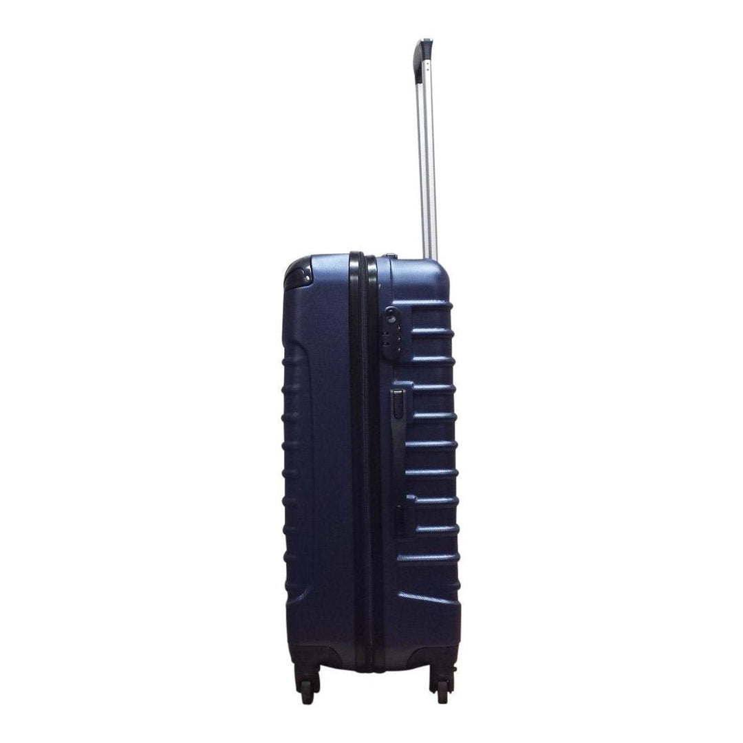 Compact 2-piece ABS luggage set with durable hard shells and effortless spinner wheels. Perfect vacation gear.