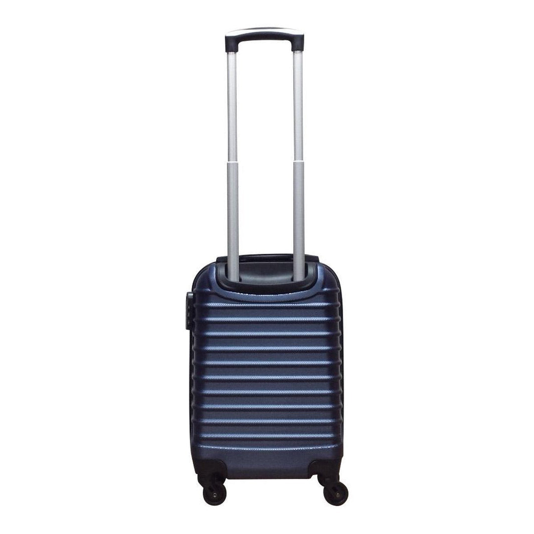 High-quality 2-piece ABS hard shell luggage set, featuring spinner wheels for ultimate mobility on any journey.