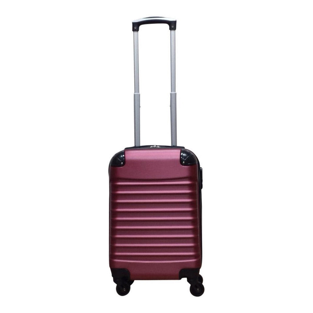 Durable 2-piece hardshell luggage set in black. Spinner wheels ensure smooth, effortless travel for any trip.