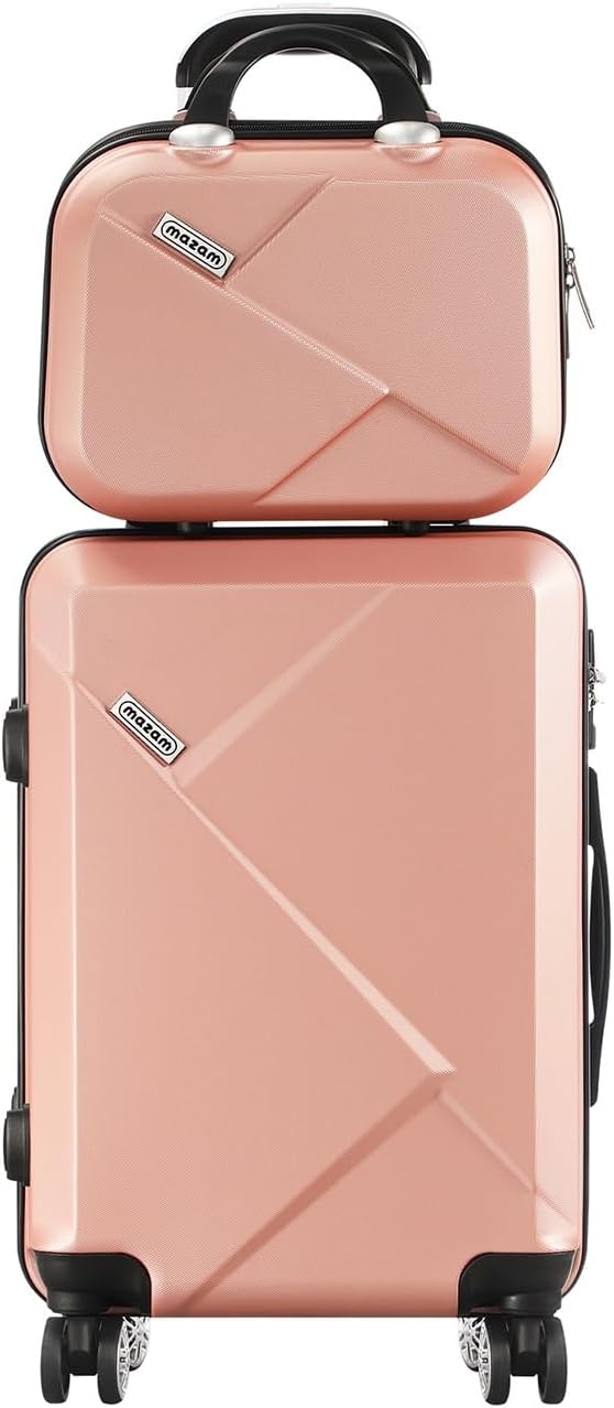 JetTrek compact carry-on set, includes a small suitcase & a matching trolley bag for efficient travel.