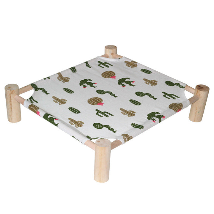 Easy care cooling cat bed, hammock design ensures maximum breathability & feline comfort.