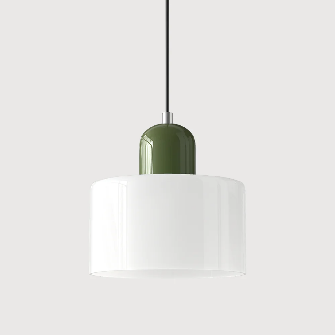 Decorative retro glass light, adjustable height, perfect for a cozy ambiance.
